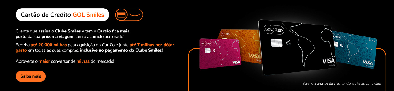 Cartão de Crédito Gol Smiles